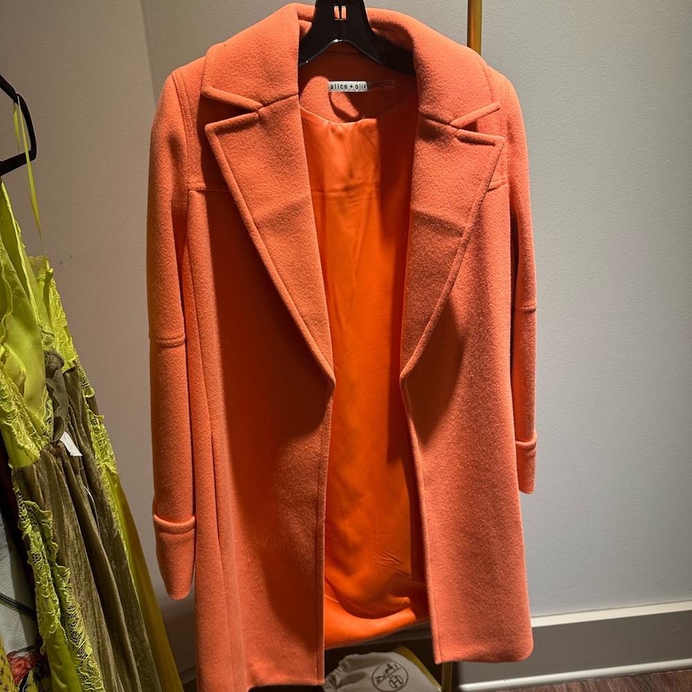 Alice and Olivia Salmon coat